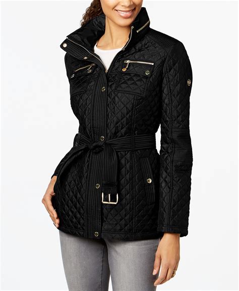 fluffy michael kors jacket|michael kors coats for women.